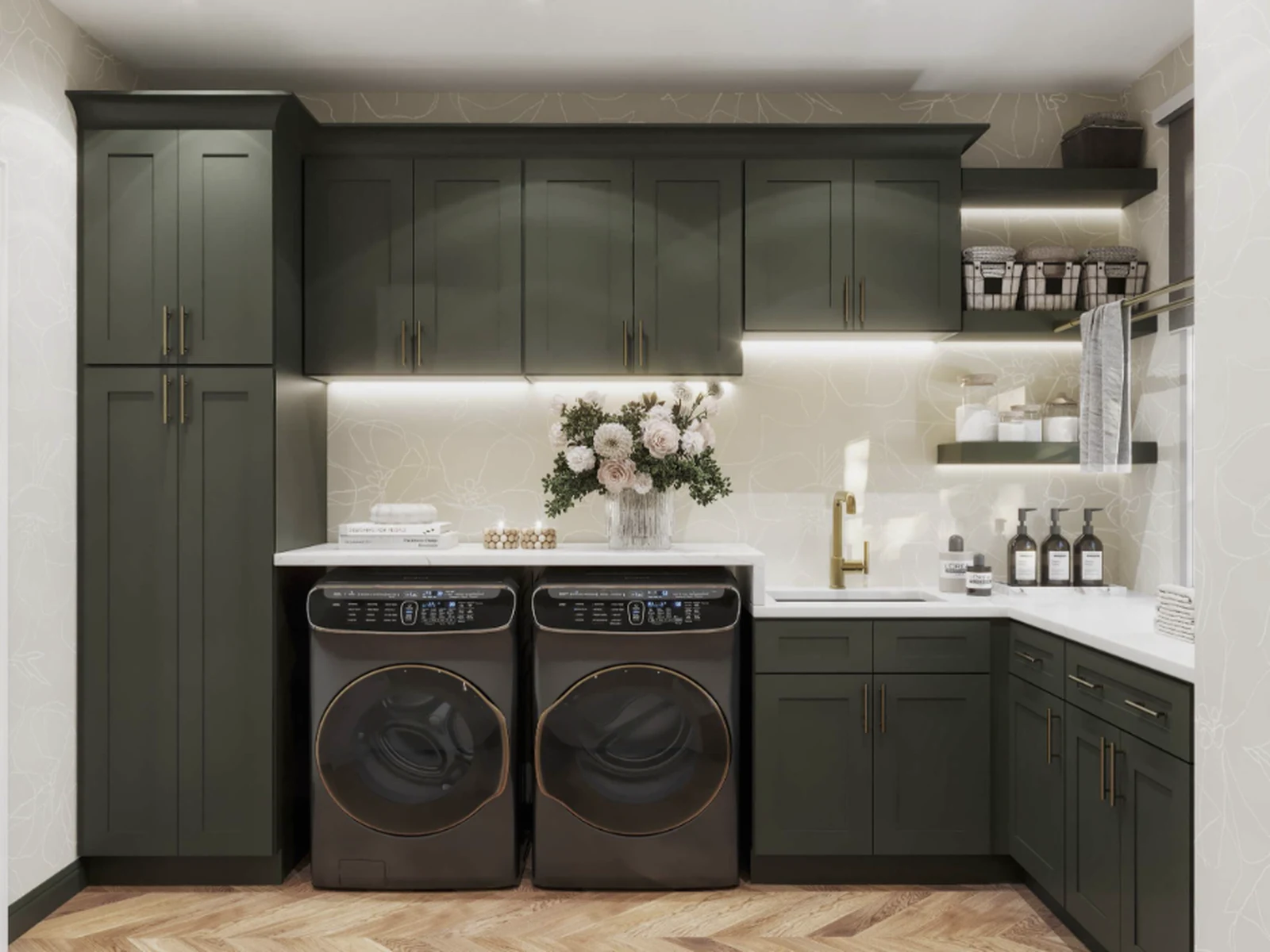 Aston Green cabinetry