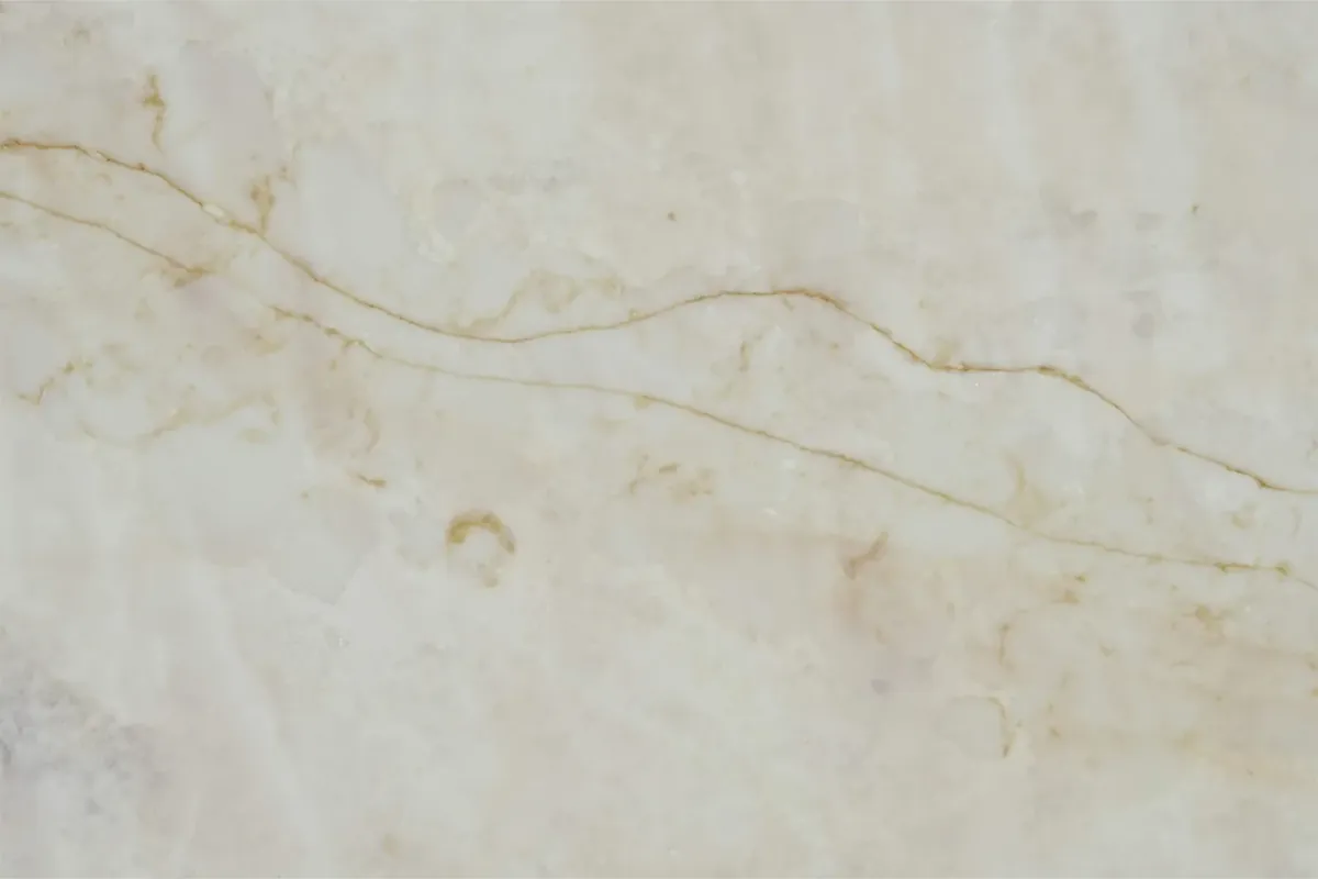Calacatta Crystal quartz countertop with veining