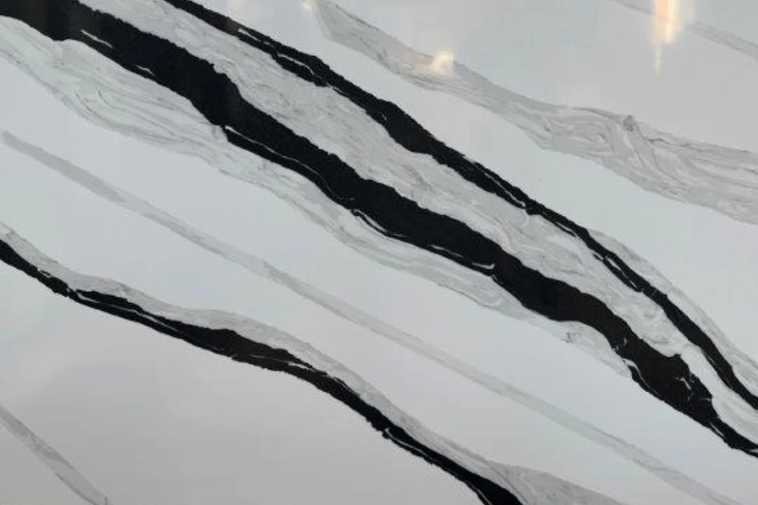 Calacatta Panda quartz countertop